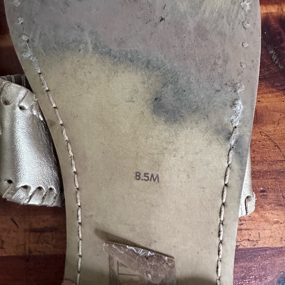 Gold Jack Rogers sandals - Picture 3 of 3